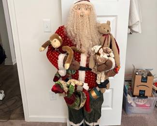 4ft. Tall beautiful standing Santa