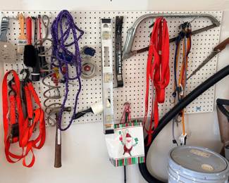 Garage items and tools
