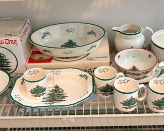 Spode Christmas dishes 