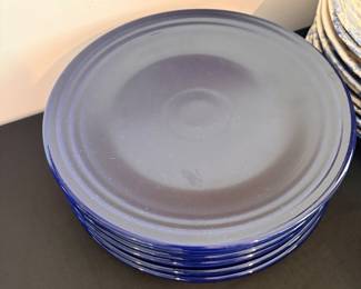 Fiesta dishes dark blue
