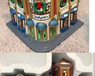 Department 56 "Hollydale's Department Store" & " Riverside Road Shops"