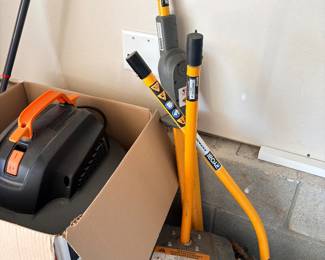 Ryobi Expand-It 8" Universal Straight Shaft Edger Attachment features a rear wheel for depth adjustment and consistent edging & other attachments