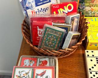 Decks of cards and games