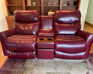 Power leather recliners/loveseat (matching couch and recliner)