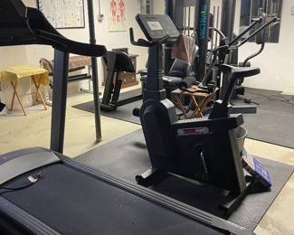 Treadmill and exercise bike