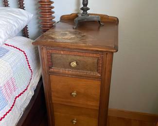 One of two nightstands