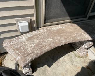 Large cement bench
