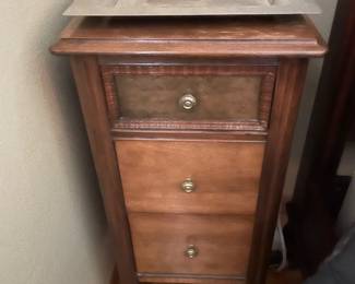 One of two nightstands