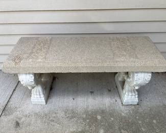 Cement bench