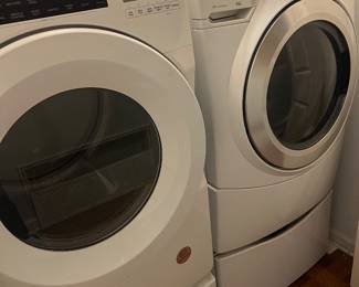 Front load washer and dryer 