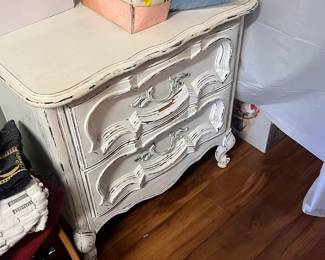 painted side chest. 
