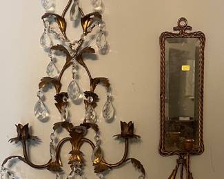 Sconce woth crystals