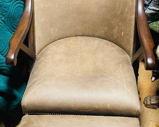 (2) BOB TIMBERLAKE(Century ) Leather Chairs
