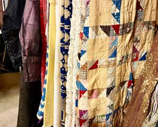 Vintage & Antique quilts & clothing