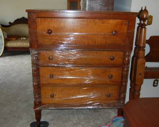 Vintage Dresser, Oak, 4-Drawer