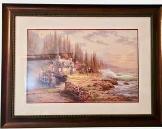 Pine Creek Cottage by Thomas Kinkade