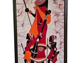 African Batik Textile Art