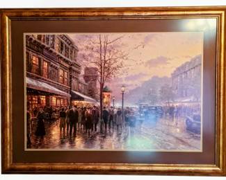 Boulevard Lights Paris by Thomas Kinkade
