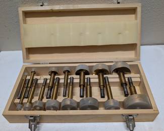 Forstner Bit Set in Wood Case with Extra Rockler Forstner Bits