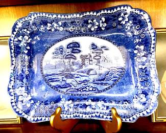 Copeland Spode blue tower plate