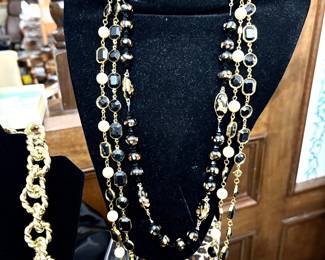 Extraordinary collection of vintage necklaces