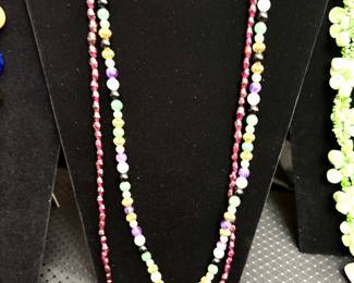 Semi precious stones necklaces