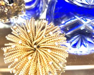 1960's Bergere starburst pin