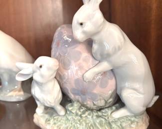 Lladro "Easter Bunnies"