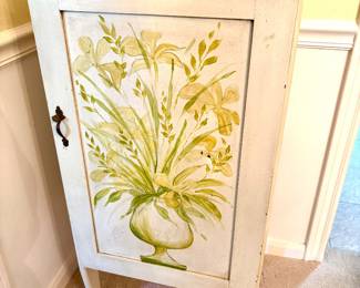 Small hand painted cabinet