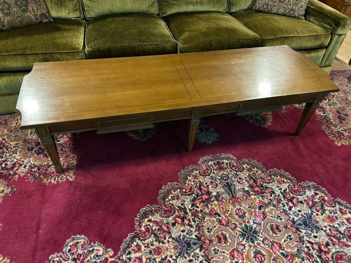 #2 Wood Rectangular Coffee Table - 66x21x16 $45.00