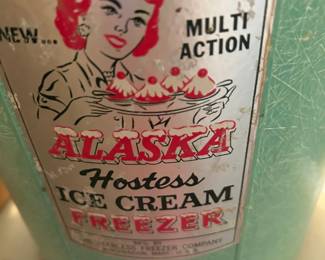 #33 Alaska ice Cream Maker - Hand-Crank $25.00