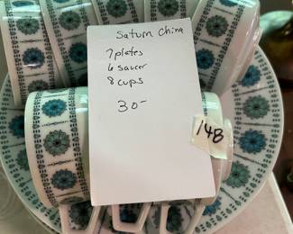 #148 Saturn China - mixed Set $30.00
