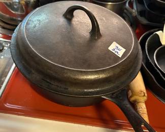 #126 Cast Iron Chicken Fryer w/Lid $30.00