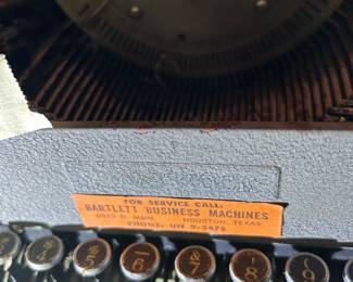 #32 Woodstock Typewriter w/glass Keys $35.00