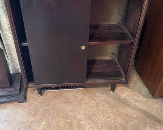#21 Wood Home-Made Stereo cabinet - 29x12x30 $20.00