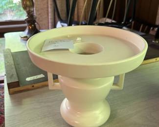 #152 Art Deco - 2 piece Vase w/Top - 9 Round x 8T $30.00