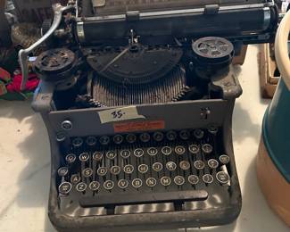 #32 Woodstock Typewriter w/glass Keys $35.00
