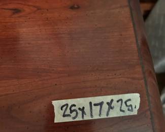 #16 Davis Cabinet Co. Bedside Table w/1 drawer - 25x17x26 $45.00