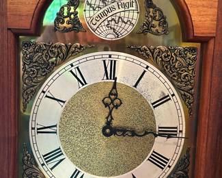 #72 Tempus Fugit Grandmother Clock w/pendulum - You Move - 15x12x74 $175.00