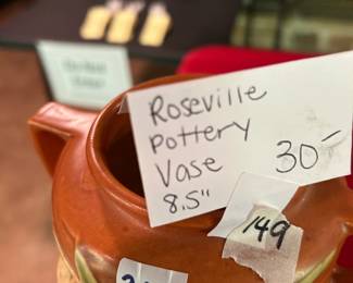 #149 Roseville Pottery Vase - 8.5" $30.00
