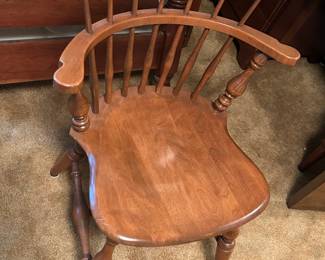 #116 Ethan Allen Windsor Style Wood Dining Chair $75.00