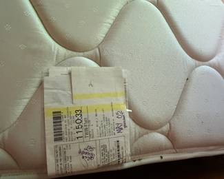 #12 Maple Set of Twin Beds - Headboard & Footboard w/mattress and Boxsprings $200.00