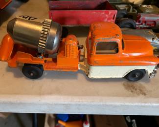 #36 Tonka Cement Mixer - Metal w/Stainless Steel Mixer $40.00
