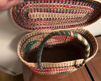 #115 Hand-Weaved Strawgrass Basket - 15x12 $45.00
