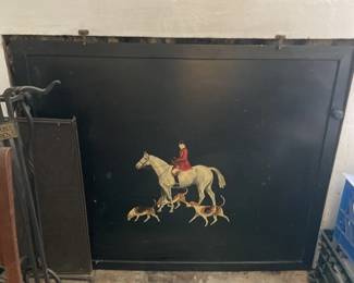 Commissioned by grandmother - this hand painted fireBoard was painted by Lila Whitbeck, local artist and friend