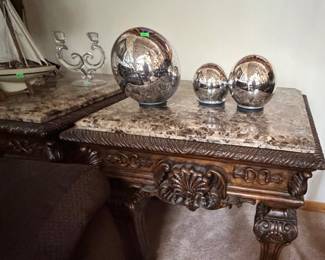 Matching end tables 