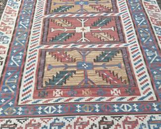 46 VintageSouthwestInspiredGeometricAreaRug