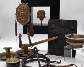 64 EclecticAsianDecorLotBuddhaDreamcatcherCandlesWallArt