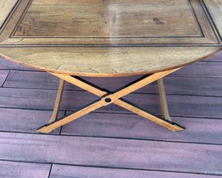 34 VintageFoldingButlersTrayTablewithRemovableTray