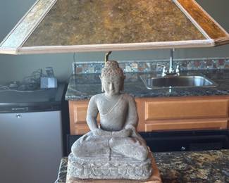 28 StoneBuddhaTableLampwithDecorativeShade